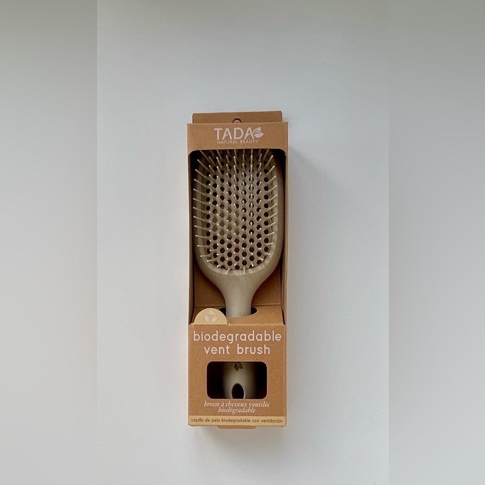 TADA Natural Beauty Hairbrush, Biodegradable Vent  Hairbrush